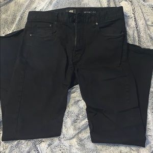 Skinny Fit Black Jeans